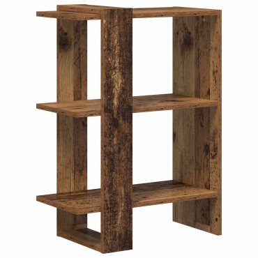 vidaXL Ράφι Βιβλίων 2 επιπέδων 52x25x71,5cm Επεξεργασμένο Ξύλο 1 τεμ.