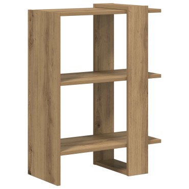vidaXL Ράφι Βιβλίων 2 επιπέδων 52x25x71,5cm Επεξεργασμένο Ξύλο 1 τεμ.