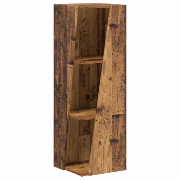 vidaXL Πλευρικό Ράφι 33x32x100,5cm Επεξεργασμένο Ξύλο Παλιό ξύλο