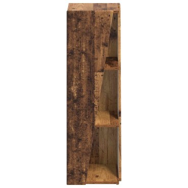 vidaXL Πλευρικό Ράφι 33x32x100,5cm Επεξεργασμένο Ξύλο Παλιό ξύλο