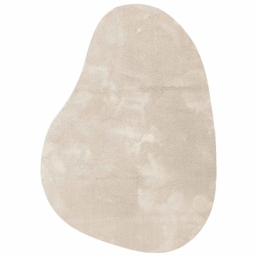 vidaXL Χαλί HUARTE Μπεζ 140x200cm Πολυεστέρας