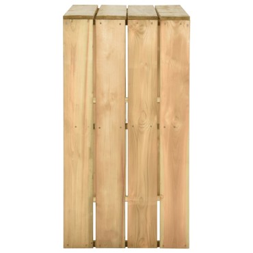 vidaXL Τραπέζι Μπαρ 100x60x110cm από Εμποτισμένο Ξύλο Πεύκου 1 τεμ.