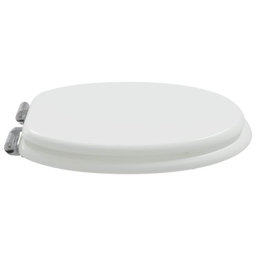 vidaXL Μαλακή κλειστή λεκάνη 2 τμχ. Λευκό 44 x 38 εκ. Πίνακας MDF