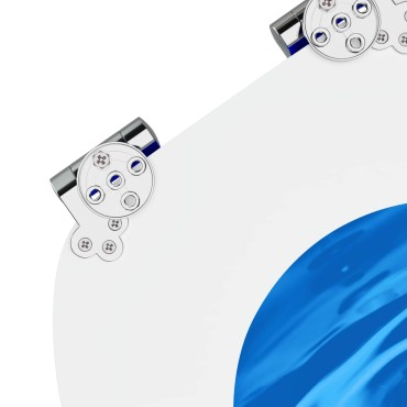 vidaXL Λεκάνη 2 pcs Μπλε Σταγόνα 44 x 38 εκ. Επεξεργασμένο Ξύλο
