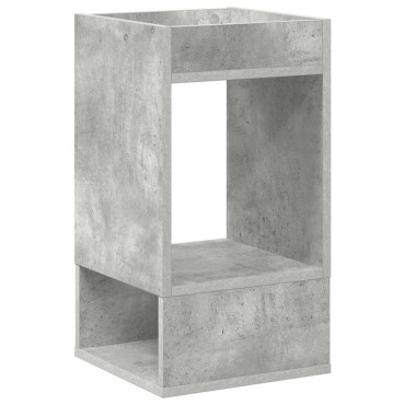 vidaXL End Table Σκυρόδεμα Γκρι 30x30x56cm Επεξεργασμένο Ξύλο