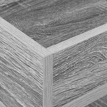 vidaXL End Table Γκρίζο Σονομα 30x30x56cm Επεξεργασμένο Ξύλο