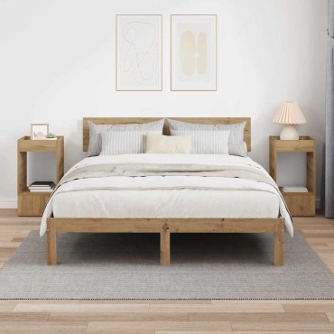 vidaXL End Table 2 τεμ. Artisan Oak 30x30x56cm