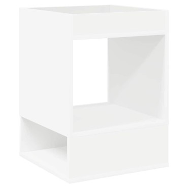 vidaXL End Table Λευκό 40x40x56cm Επεξεργασμένο Ξύλο