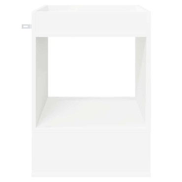 vidaXL End Table Λευκό 40x40x56cm Επεξεργασμένο Ξύλο