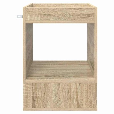 vidaXL End Table Δρύς Sonoma 40x40x56cm Επεξεργασμένο Ξύλο