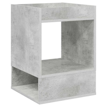 vidaXL End Table Σκυρόδεμα Γκρι 40x40x56cm Επεξεργασμένο Ξύλο