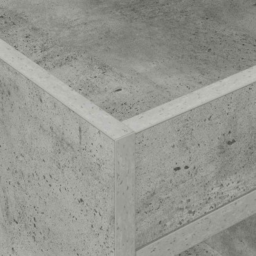 vidaXL End Table Σκυρόδεμα Γκρι 40x40x56cm Επεξεργασμένο Ξύλο