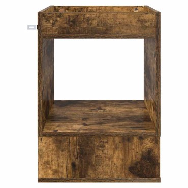 vidaXL End Table 2 τεμ. Καπνιστό Δρύς 40x40x56cm