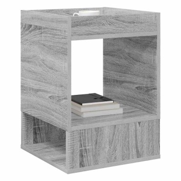 vidaXL End Table Γκρίζο Σονομα 40x40x56cm Επεξεργασμένο Ξύλο