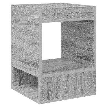 vidaXL End Table 2 τεμ. Γκρίζο Σονομα 40x40x56cm