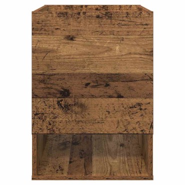 vidaXL End Table 2 τεμ. Παλιό ξύλο 40x40x56cm Επεξεργασμένο Ξύλο