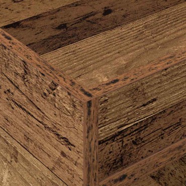 vidaXL End Table 2 τεμ. Παλιό ξύλο 40x40x56cm Επεξεργασμένο Ξύλο