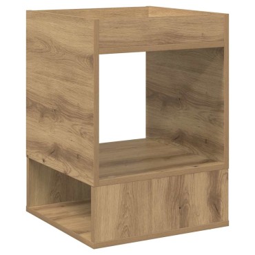 vidaXL End Table Artisan Oak 40x40x56cm Επεξεργασμένο Ξύλο