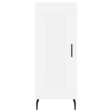 vidaXL Ντουλάπι Λευκό 34,5x34x180cm από Επεξεργασμένο Ξύλο 1 τεμ.