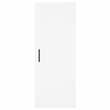 vidaXL Ντουλάπι Λευκό 34,5x34x180cm από Επεξεργασμένο Ξύλο 1 τεμ.