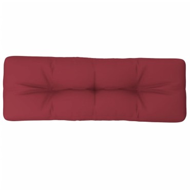 vidaXL Μαξιλάρι Παλέτας Μπορντό 120x40x12cm Υφασμάτινο