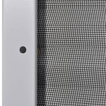 vidaXL Σήτα Παραθύρου Πλισέ με Σκίαστρο 80 x 120 εκ. Αλουμινίου