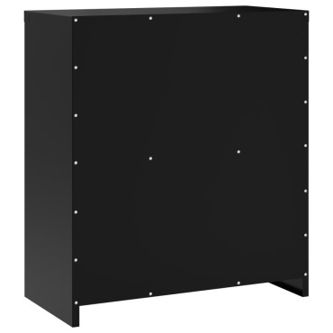 vidaXL Αρχειοθήκη Μαύρη 79x40x90cm από Ατσάλι 1 τεμ.