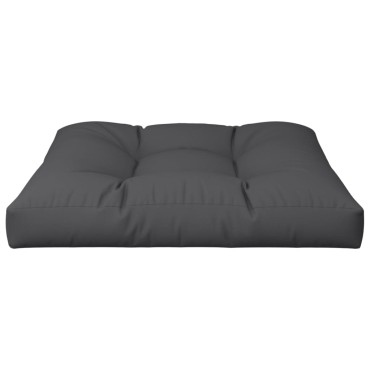 vidaXL Μαξιλάρι Καναπέ Παλέτας Μαύρο 70x70x12cm