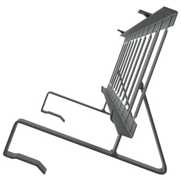 vidaXL Φρουρός χιονιού οροφής Ανθρακί 300 x 29,5 x 34,5 εκ. Ατσάλι