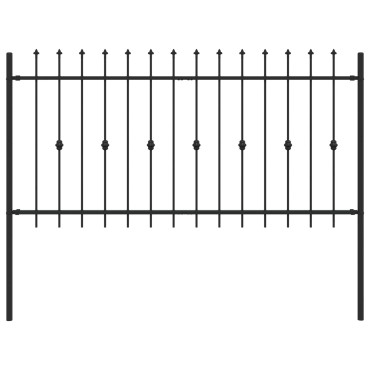 vidaXL Φράχτης με Σπίθες ASTEN 200x150cm Μαύρο
