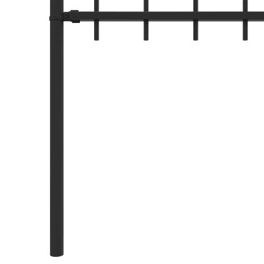 vidaXL Δαχτυλίδι φράχτη TILBURG 200x166cm Μαύρο