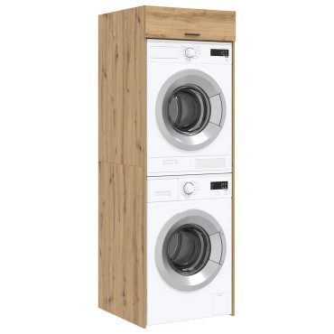 vidaXL Ντουλάπα Πλυντηρίου με πόρτα Artisan Oak 67,5x68x200 εκ 1 τεμ.
