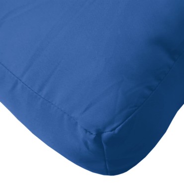 vidaXL Μαξιλάρι Παλέτας Μπλε Ρουά 120x40x12cm Υφασμάτινο