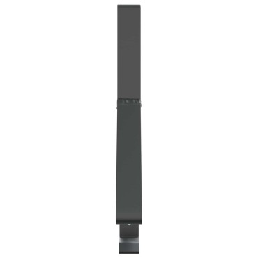 vidaXL Υποστήριξη Φράχτη Χιονιού Ανθρακί 29,5 x 3 x 34,5 εκ Ατσάλι