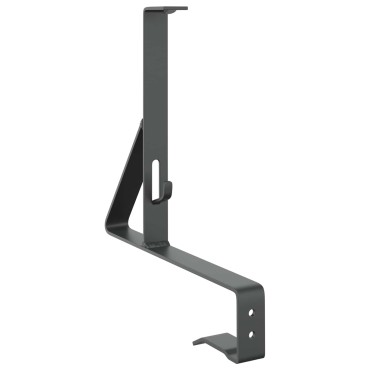 vidaXL Υποστήριξη Φράχτη Χιονιού Ανθρακί 29,5 x 3 x 34,5 εκ Ατσάλι