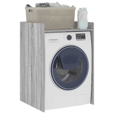 vidaXL Ντουλάπα Πλυντηρίου Γκρίζο Σονομα 67,5x62x97 εκ 1 τεμ.