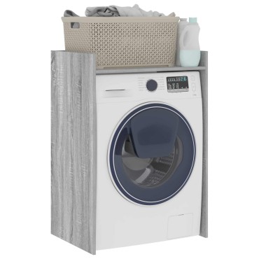 vidaXL Ντουλάπα Πλυντηρίου Γκρίζο Σονομα 67,5x48x97 εκ 1 τεμ.