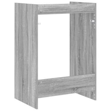 vidaXL Ντουλάπα Πλυντηρίου Γκρίζο Σονομα 67,5x48x97 εκ 1 τεμ.