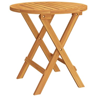 vidaXL Τραπέζι Bistro 46x47cm από Μασίφ Ξύλο Ακακίας 1 τεμ.