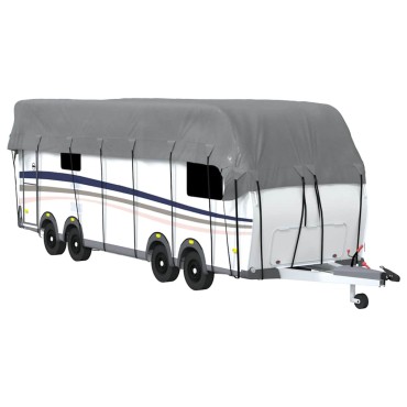 vidaXL Κάλυψη οροφής τροχόσπιτου Γκρι 900x300 cm Μη υφασμένο ύφασμα