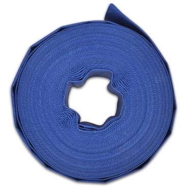 vidaXL Πλακέ Μάνικα Νερού 100 μ. 3" PVC
