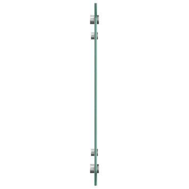 vidaXL Πλάτη κουζίνας 2 τμχ. Ανοιχτό γκρι 70 x 40 cm σκληρυμένο γυαλί