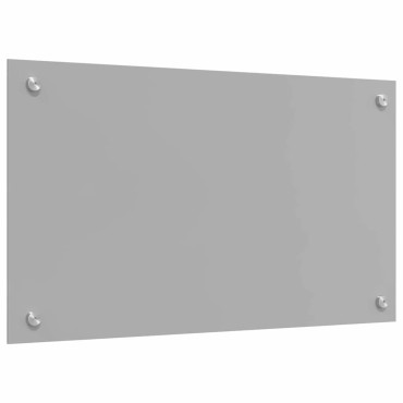 vidaXL Πλάτη κουζίνας 2 τμχ. Ανοιχτό γκρι 70 x 40 cm σκληρυμένο γυαλί