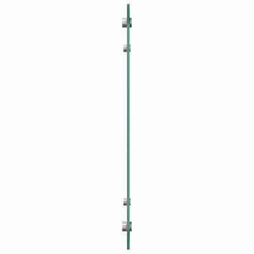 vidaXL Πλάτη κουζίνας 2 τμχ. Ανοιχτό γκρι 80 x 50 cm σκληρυμένο γυαλί