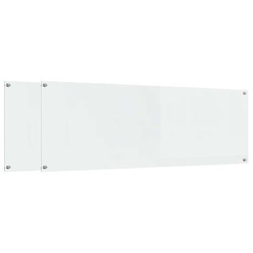 vidaXL Πλάτη κουζίνας 2 τμχ. Διαφανές 120 x 40 cm σκληρυμένο γυαλί