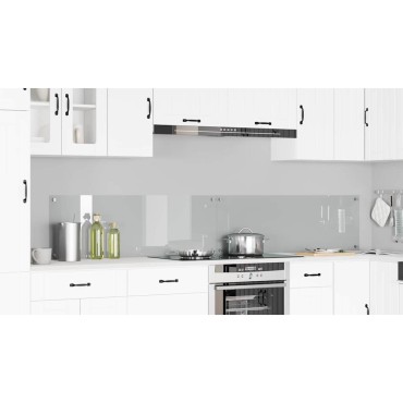 vidaXL Πλάτη κουζίνας 2 τμχ. Διαφανές 120 x 40 cm σκληρυμένο γυαλί