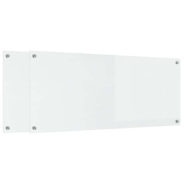 vidaXL Πλάτη κουζίνας 2 τμχ. Διαφανές 120 x 50 cm σκληρυμένο γυαλί