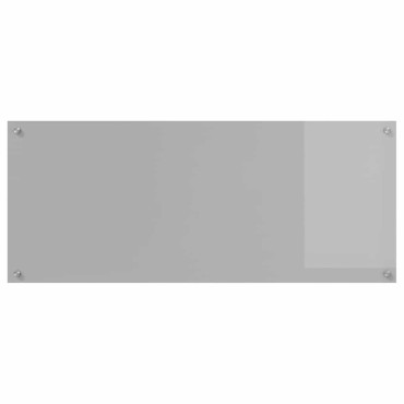 vidaXL Πλάτη κουζίνας 2 τμχ. Ανοιχτό γκρι 120 x 50 cm σκληρυμένο γυαλί