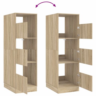 vidaXL Ντουλάπα Πλυσταριού Σονόμα 50x68x162cm Επεξεργασμένο ξύλο 1 τεμ.