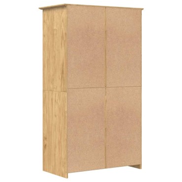 vidaXL Ντουλάπι BODO Μέλι Καφέ 53,5x99x173cm Επεξεργασμένο Ξύλο